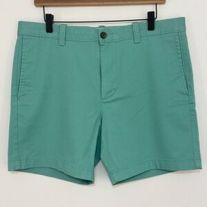 NWT J. Crew Factory Men's 7" Chino Short Green Size 34